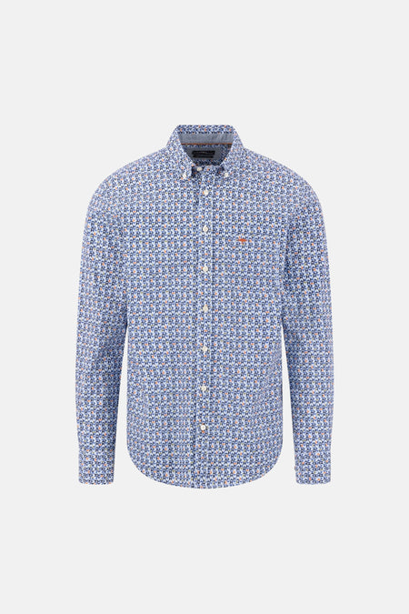 Hemd met lange mouwen - Blauw