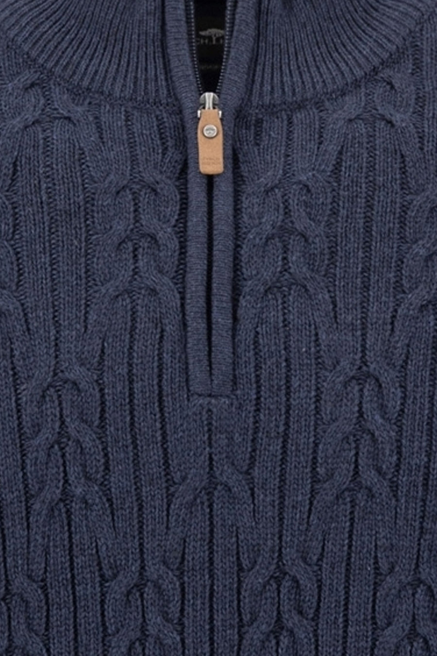 Pull col roulé bleu - FYNCH-HATTON