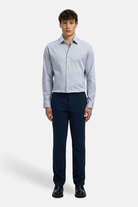 Hemd met lange mouwen - blauw