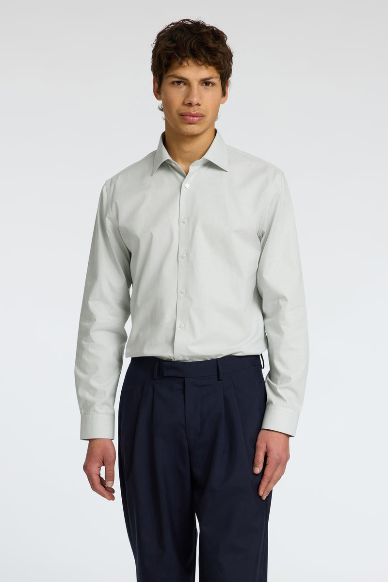 SLHSLIM-ETHAN SHIRT LS SPREAD NOOS