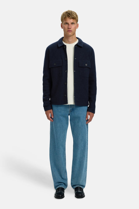 Hemd (lange mouwen) blauw - SELECTED