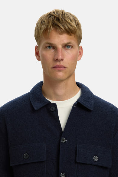 Hemd (lange mouwen) blauw - SELECTED