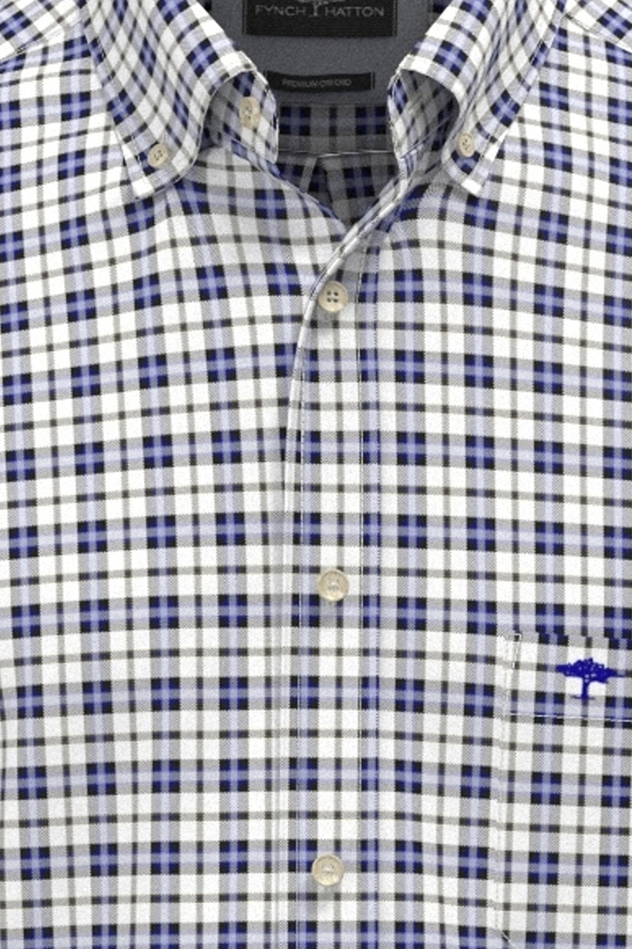Hemd (lange mouwen) blauw - FYNCH-HATTON