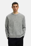 Pull O-hals - Light Grey Melange