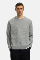 Pull O-hals - Light Grey Melange