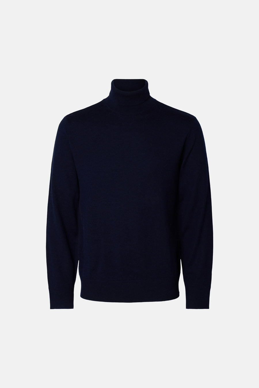 Trui met rolkraag blauw - SELECTED