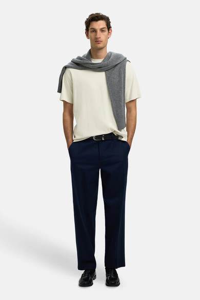 T-shirt (manches courtes) beige - SELECTED