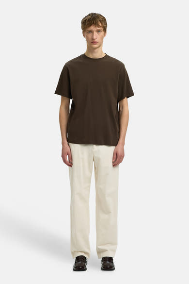 T-shirt (manches courtes) brun - SELECTED