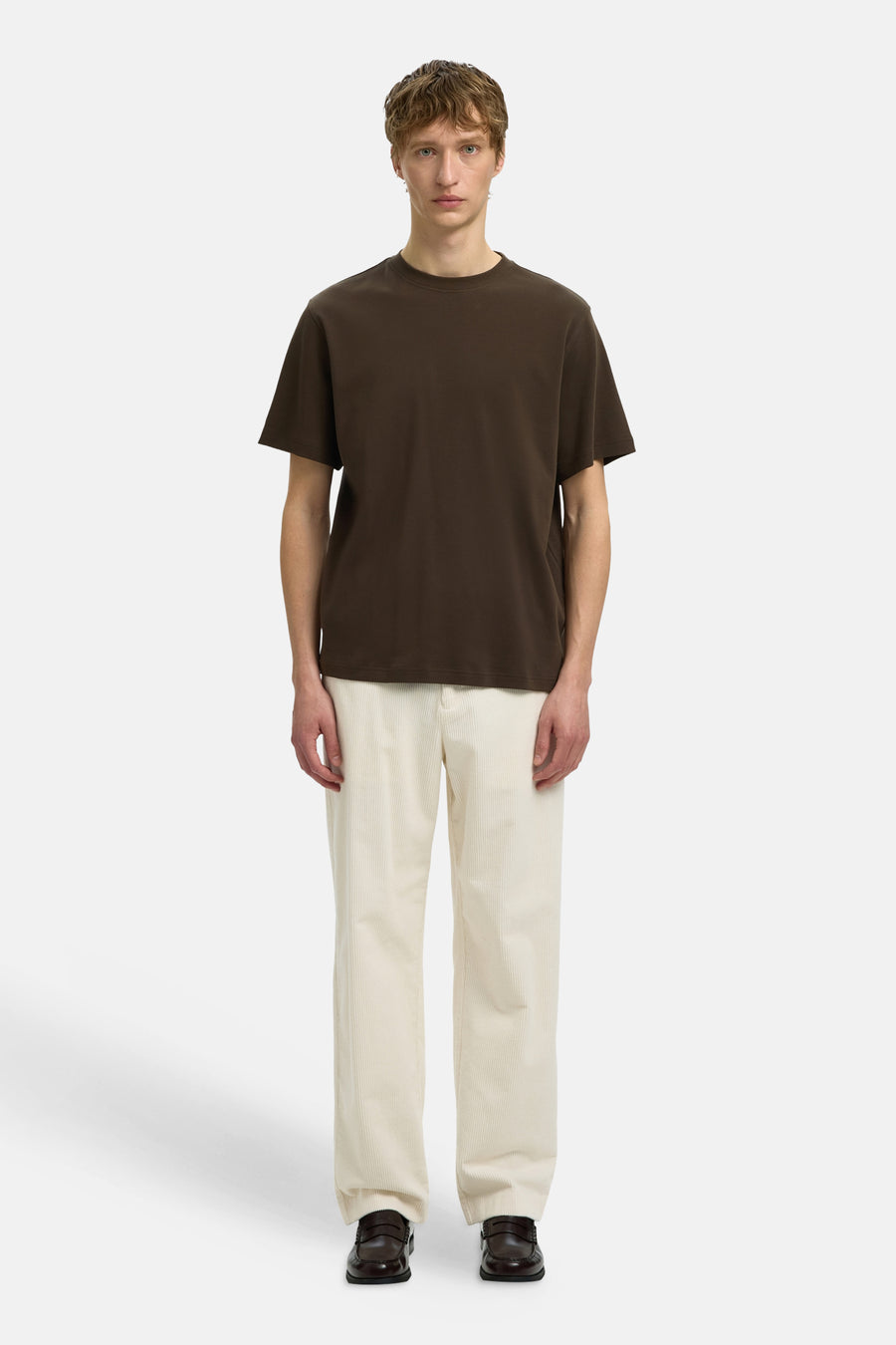 T-shirt (manches courtes) brun - SELECTED
