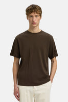 T-shirt (manches courtes) brun - SELECTED