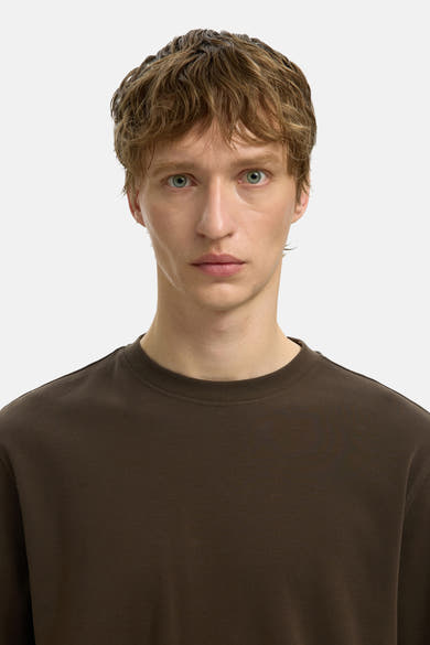 T-shirt (manches courtes) brun - SELECTED