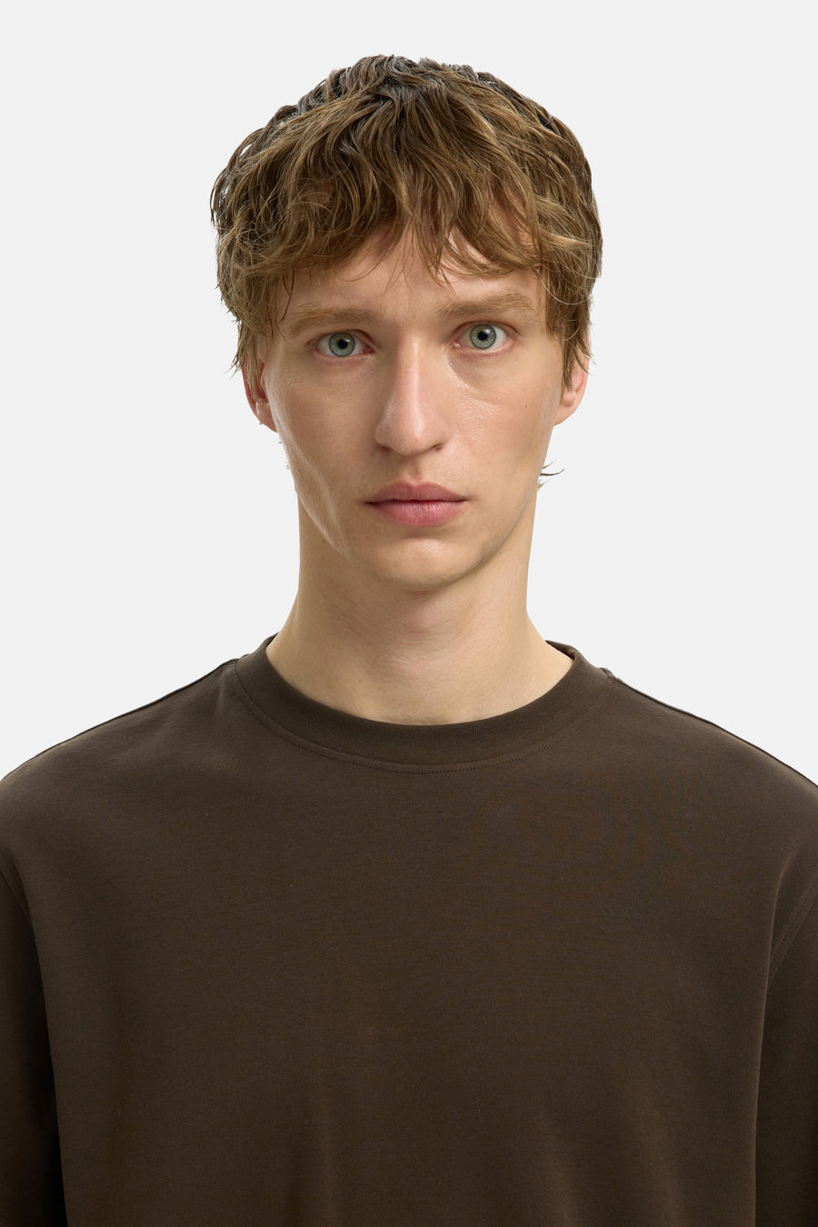 T-shirt (manches courtes) brun - SELECTED