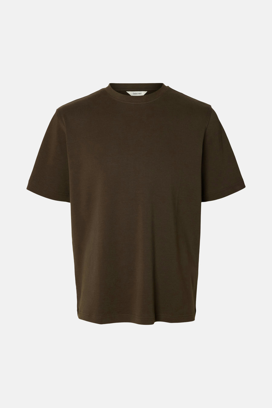 T-shirt (manches courtes) brun - SELECTED