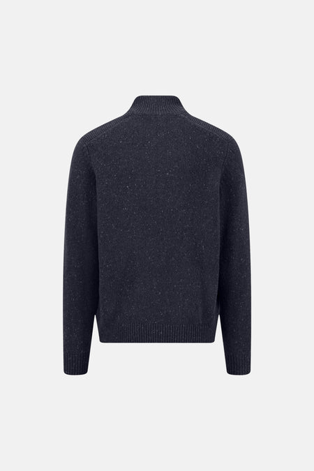 Trui met rolkraag blauw - FYNCH-HATTON