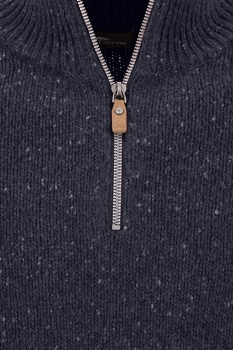 Trui met rolkraag blauw - FYNCH-HATTON