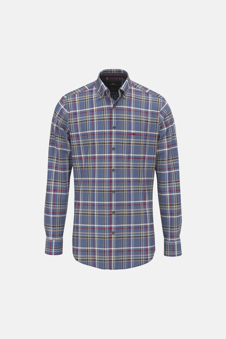 Hemd met lange mouwen - blauw