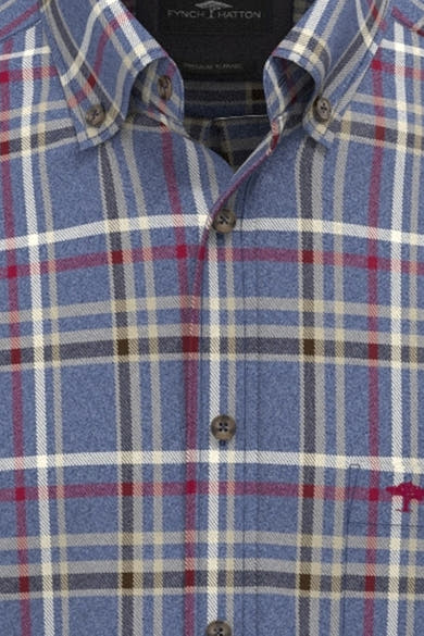 Hemd (lange mouwen) blauw - FYNCH-HATTON