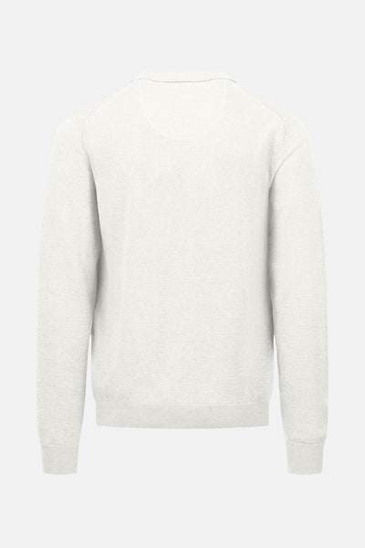 Pull écru de FYNCH-HATTON, en maille fine, vue de dos.
