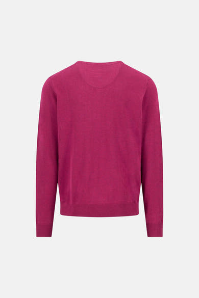 Trui met V-hals roze - FYNCH-HATTON