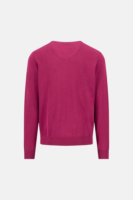 Trui met V-hals roze - FYNCH-HATTON
