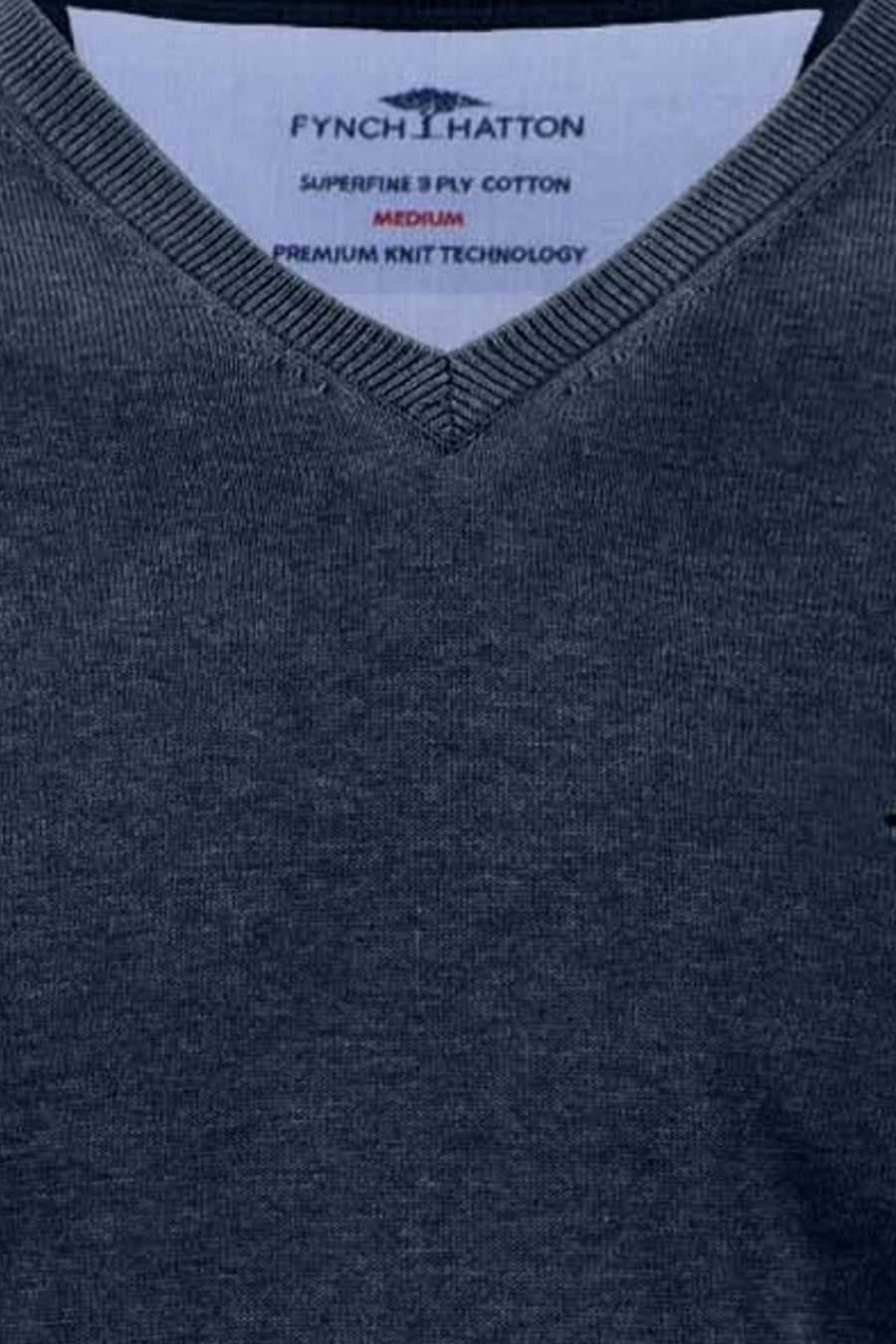 Pull V-hals - blauw