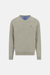 Pull V-hals - beige