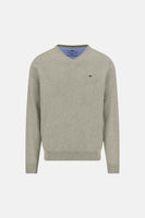 Pull V-hals - beige