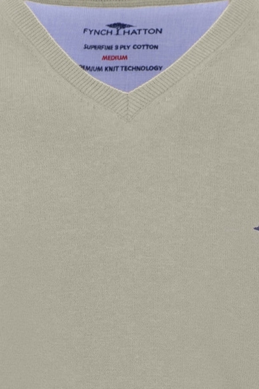 Pull V-hals - beige