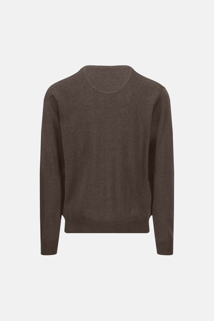 Pull V-hals - bruin