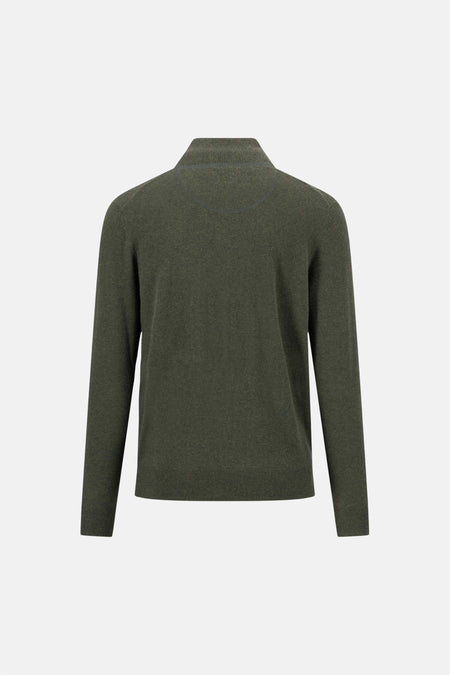 Pull met rolkraag - green