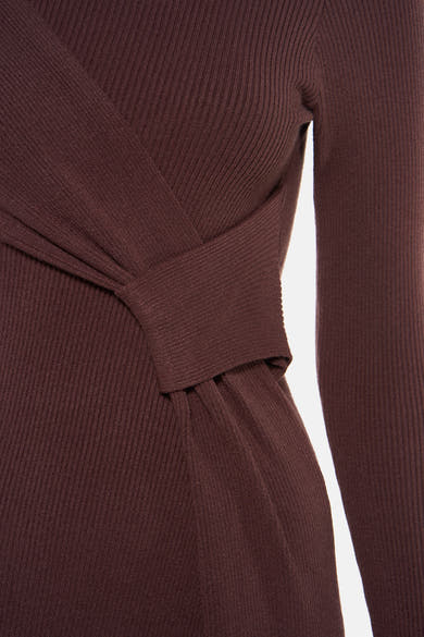 Robe à manches longues - violet