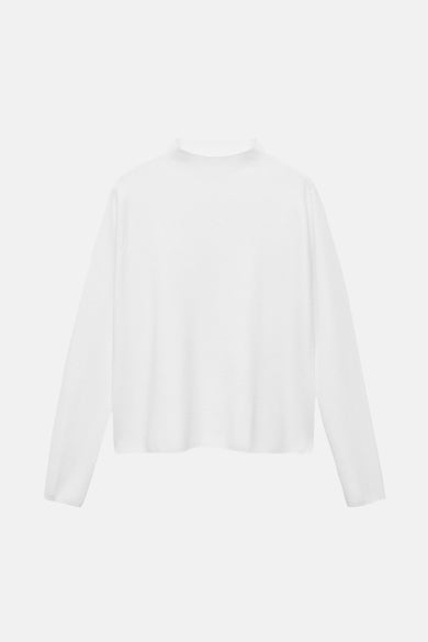 Pull met ronde hals - Wit