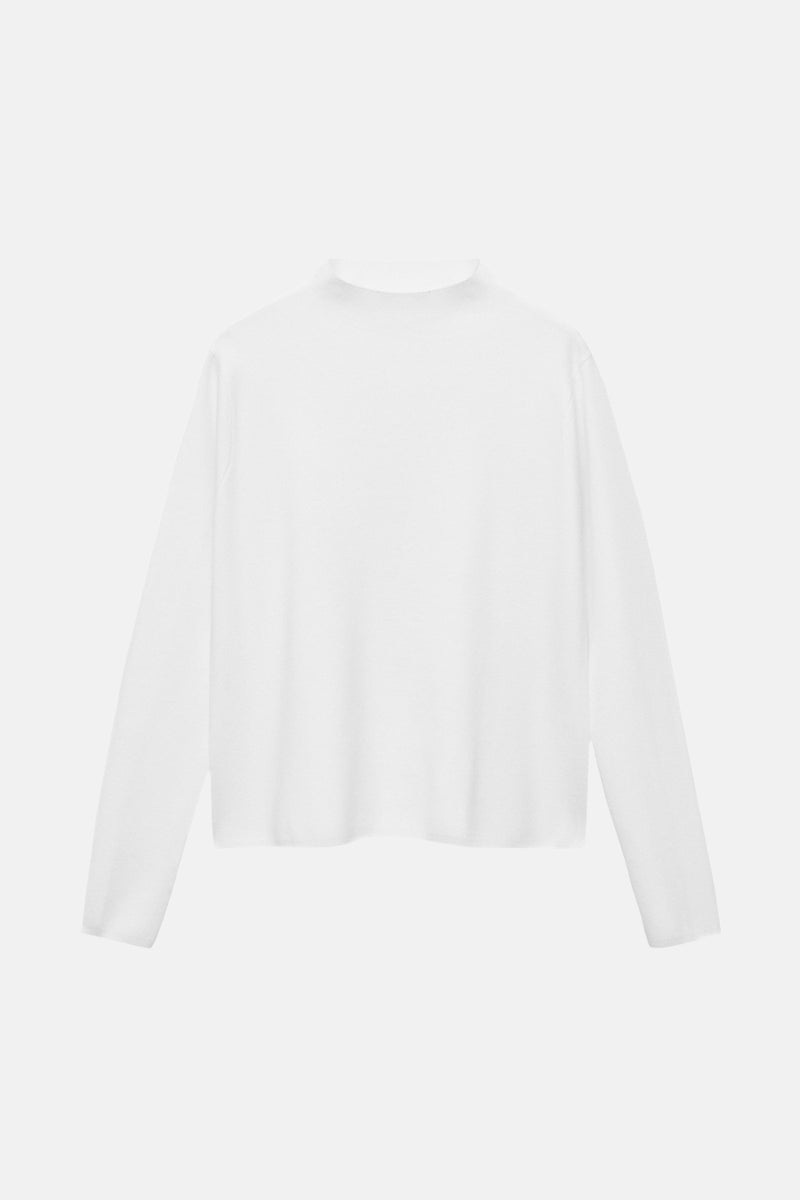 Pull met ronde hals - Wit