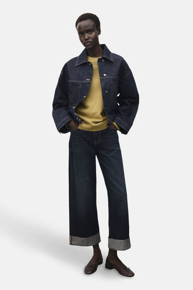 Pull met ronde hals - green