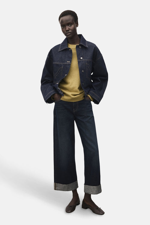 Pull met ronde hals - green