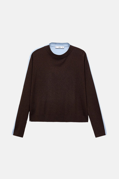 Pull met ronde hals - multicolor