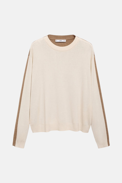 Pull col rond multicolore - MANGO