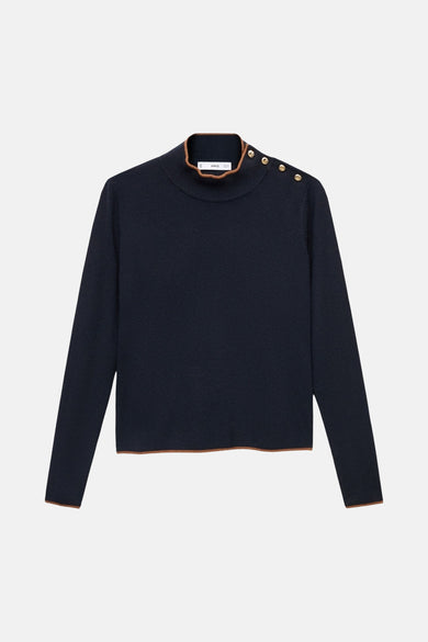 Pull met ronde hals - multicolor