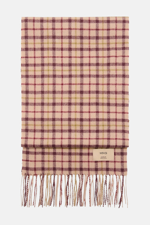 Wintersjaal rood - MANGO