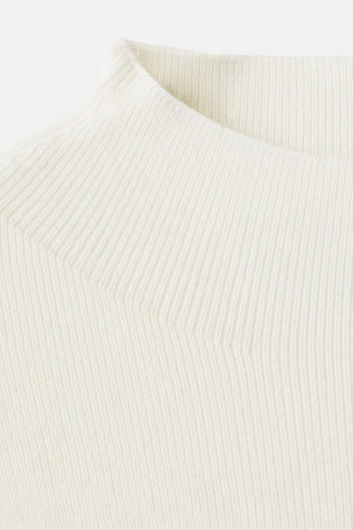 Pull met ronde hals - ecru