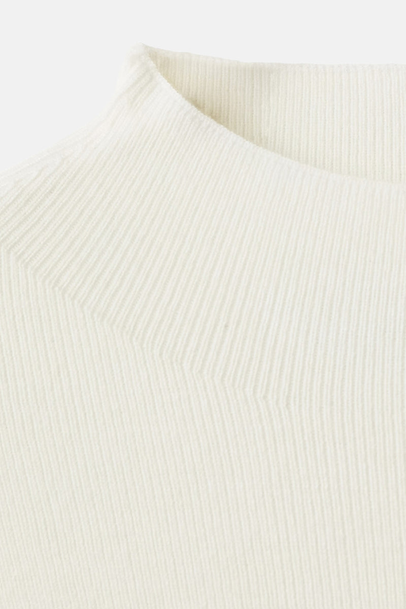 Pull met ronde hals - ecru