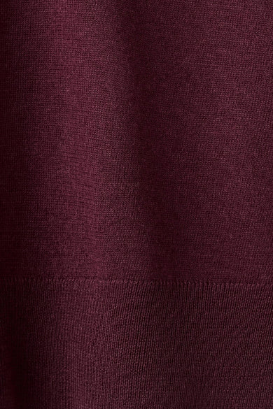 Pull met ronde hals - Bordeaux