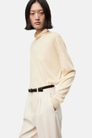 Pull met rolkraag - ecru