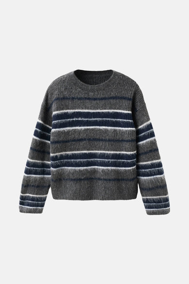 Pull met ronde hals - multicolor