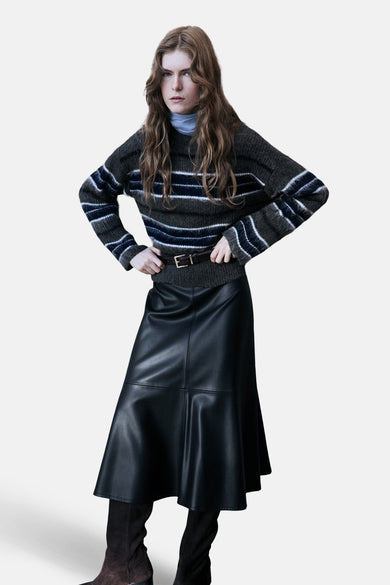 Pull met ronde hals - multicolor