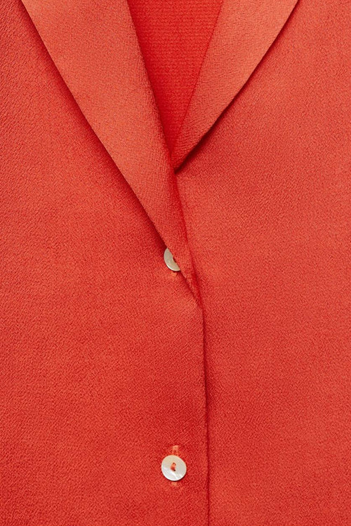 Chemisier (manches courtes) Rouge - MANGO