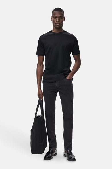Jean slim DARK GREY DENIM - MANGO