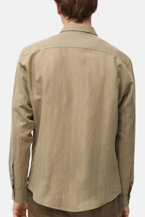 Hemd met lange mouwen - Kaki