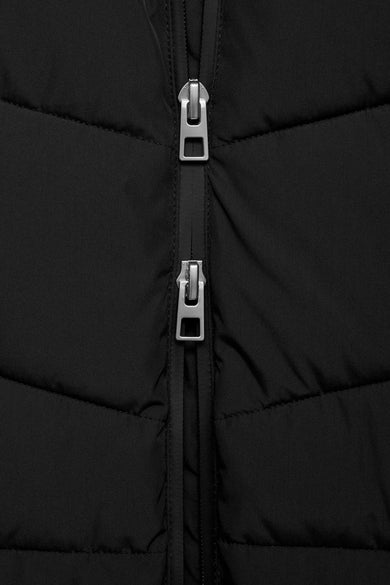 Lange jas zwart - MANGO