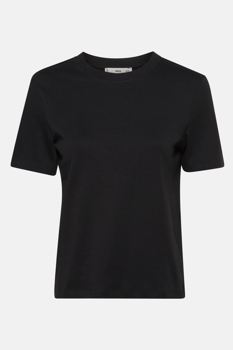 Top uni manches courtes Multicolore - MANGO
